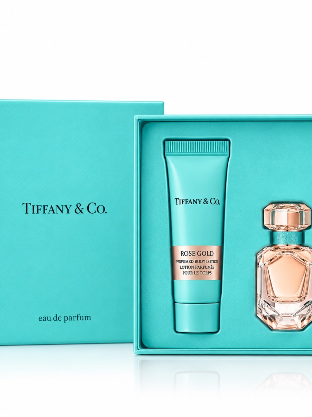 NIB ✅ Tiffany & Co. 2 Piece Rose Gold EDP Holiday mini Gift Set NEW IN…
